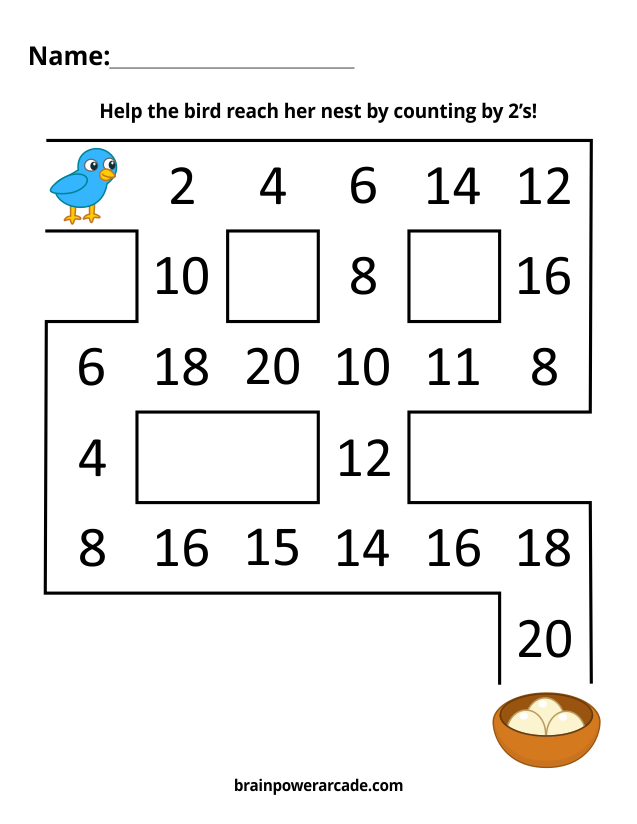 Counting by 2's