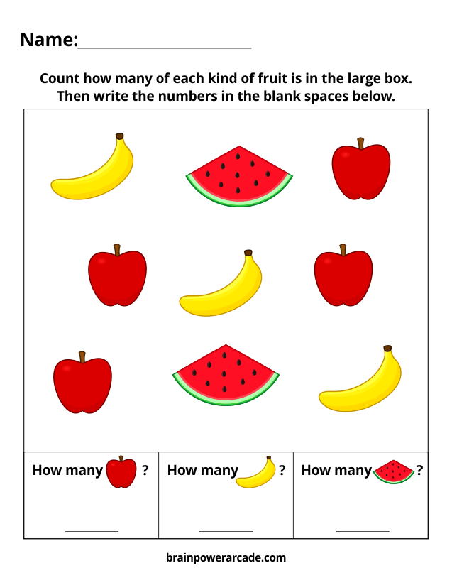 Count Fruits