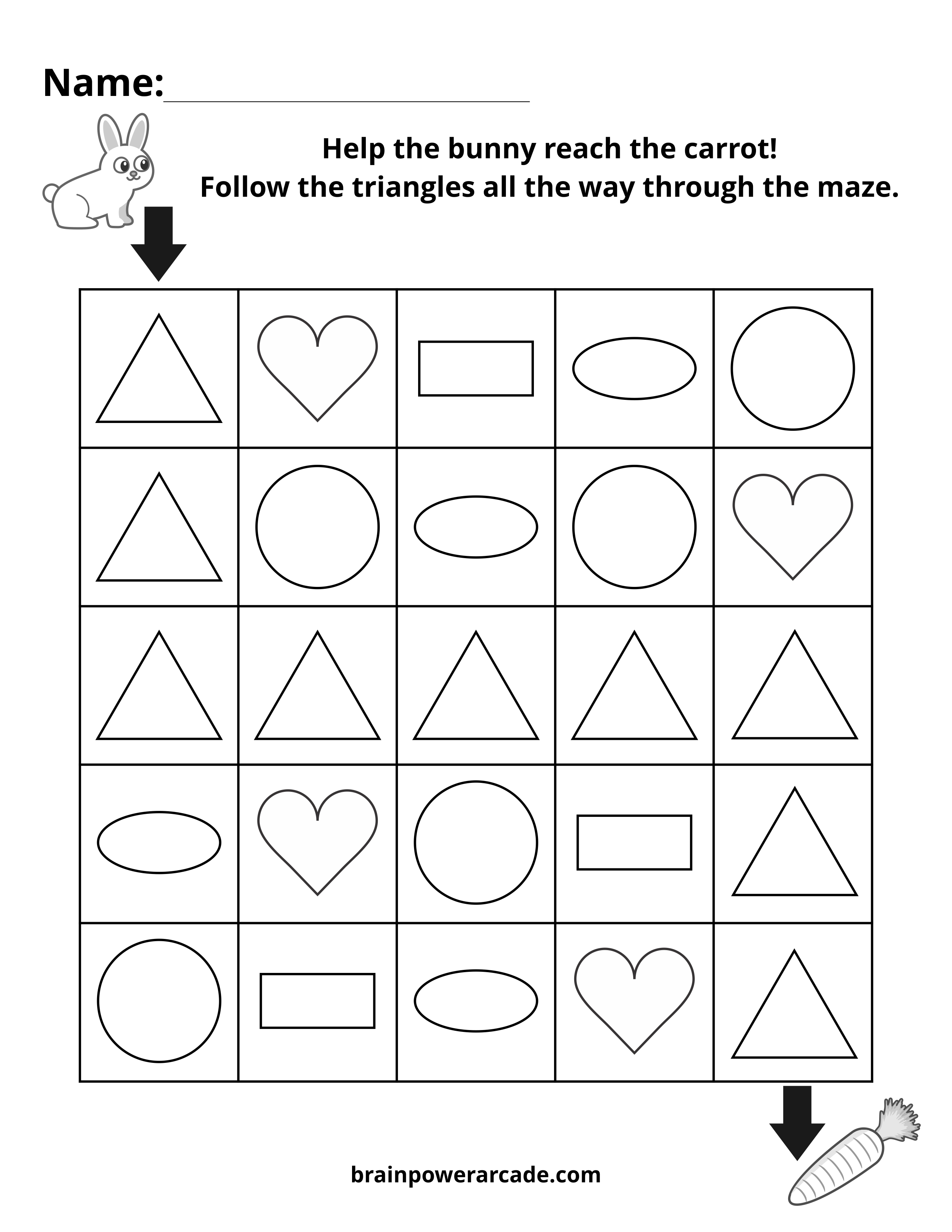 Triangles Maze