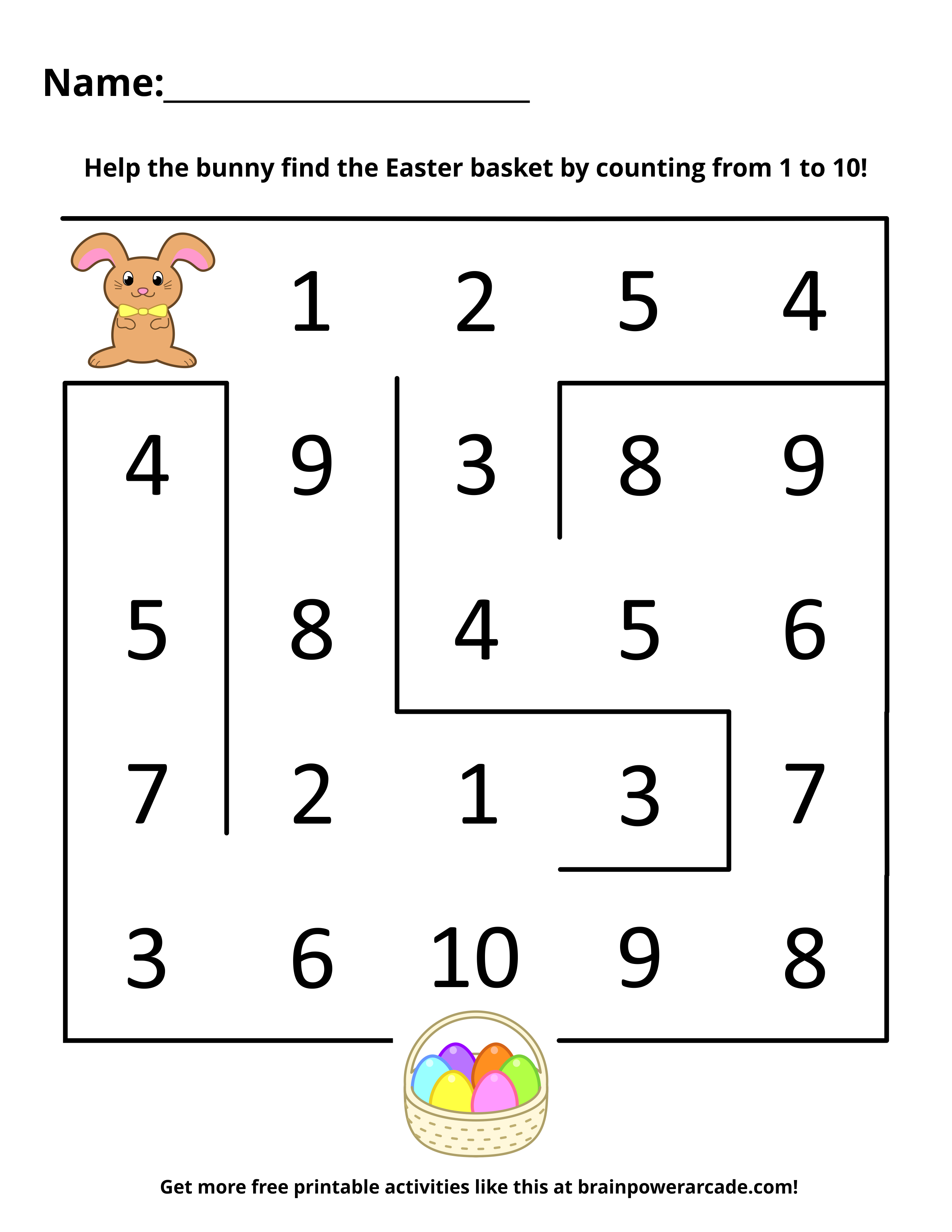 Counting From 1-10