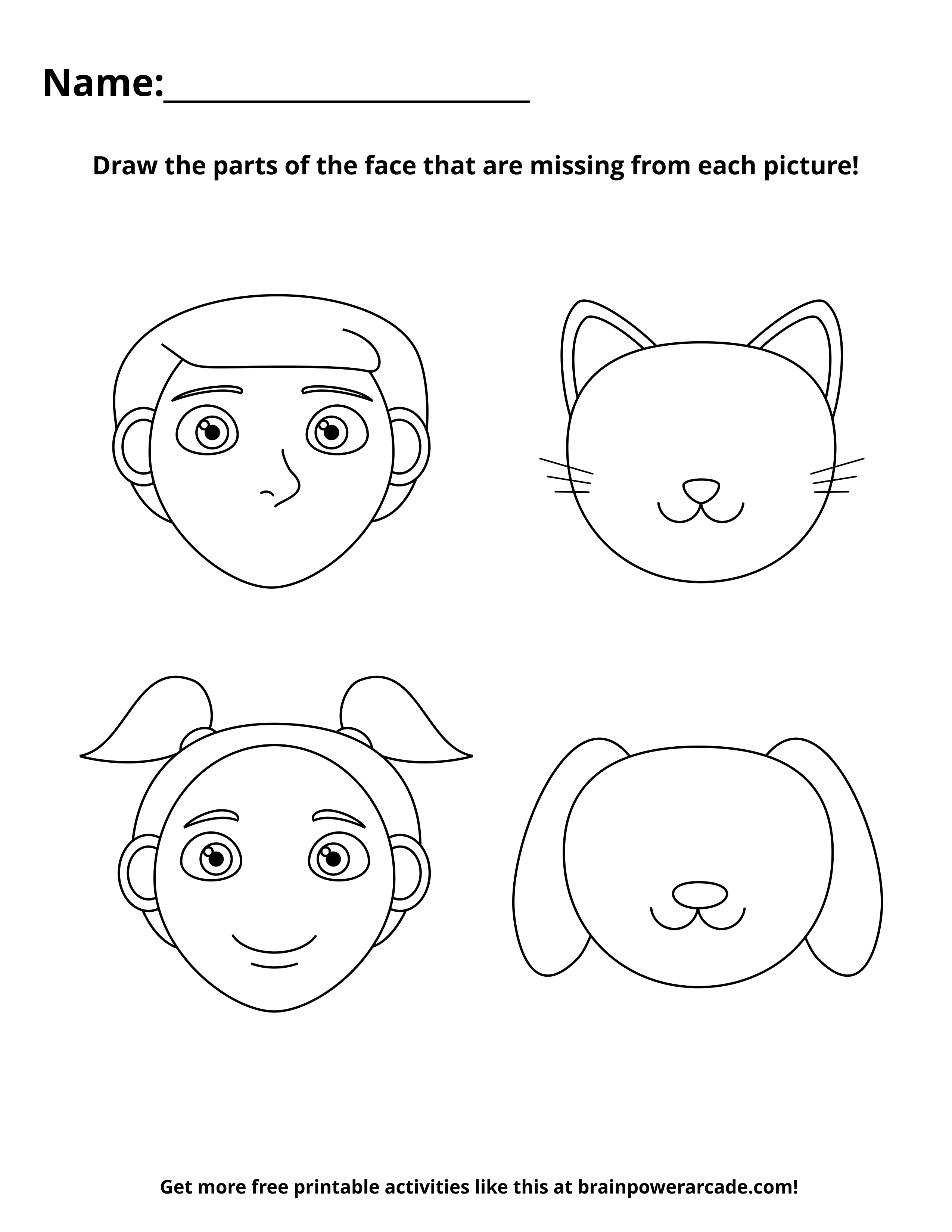 Finish Drawing the Faces